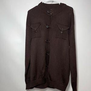 Venezzi brown cardigan sweater